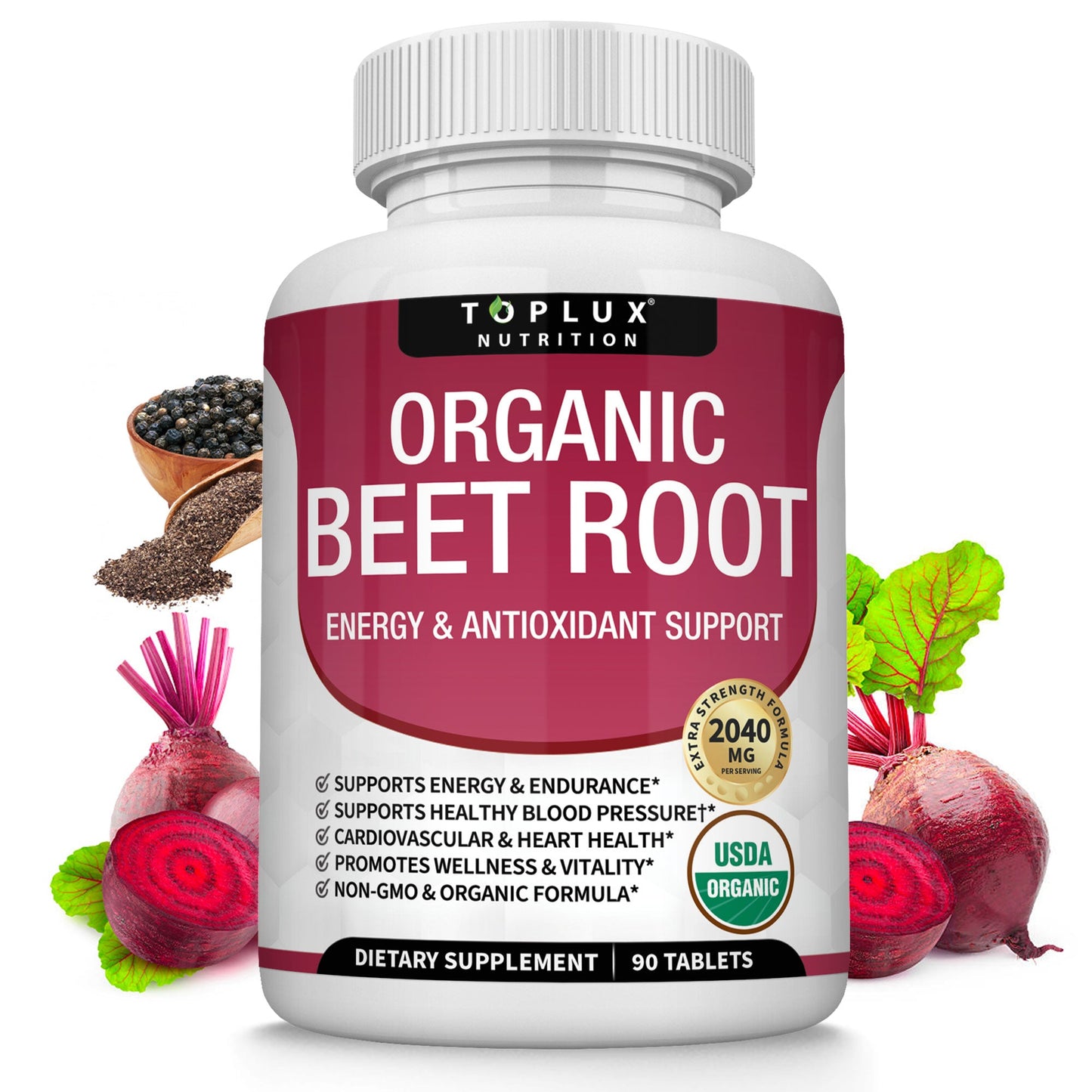 Organic Beet Root To Support Circulation And Vitality*