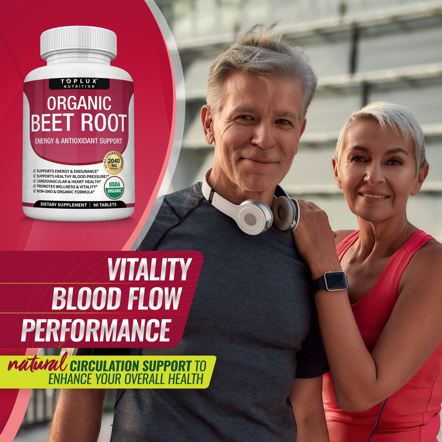 Organic Beet Root To Support Circulation And Vitality*